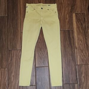 Citizens Of Humanity Yellow Skinny Jeans